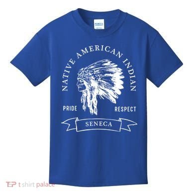 Seneca Tribe Native American Indian Pride Respect Darker Gift Kids T-Shirt