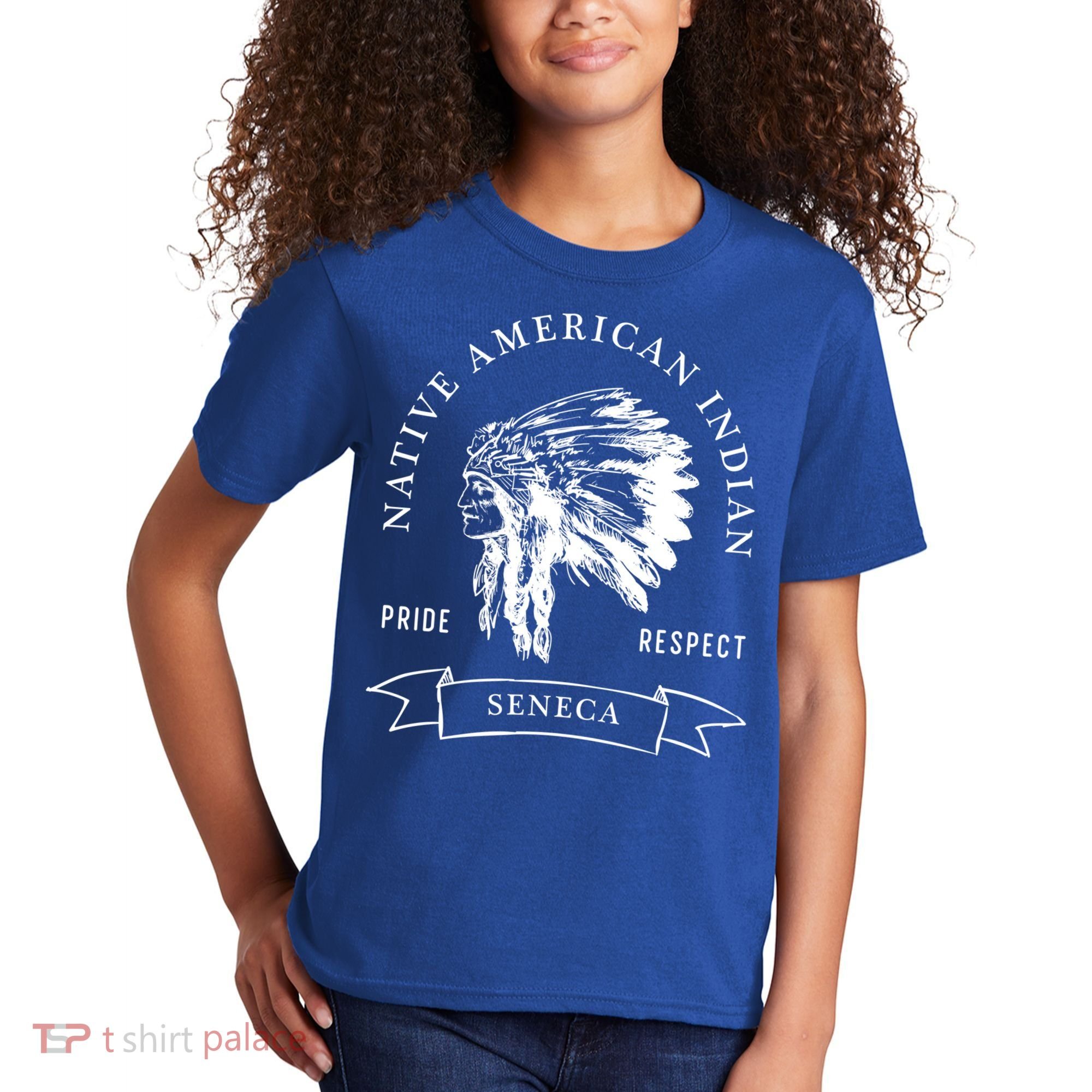 Seneca Tribe Native American Indian Pride Respect Darker Gift Kids T-Shirt