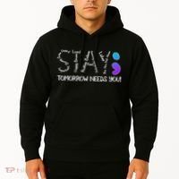 STAY Tomorrow Needs You Semicolon Suicide Prevention Awareness Hoodie thumb 2