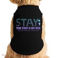 Stay Tomorrow Needs You Suicide Prevention Awareness Support Doggie Tank thumb 0