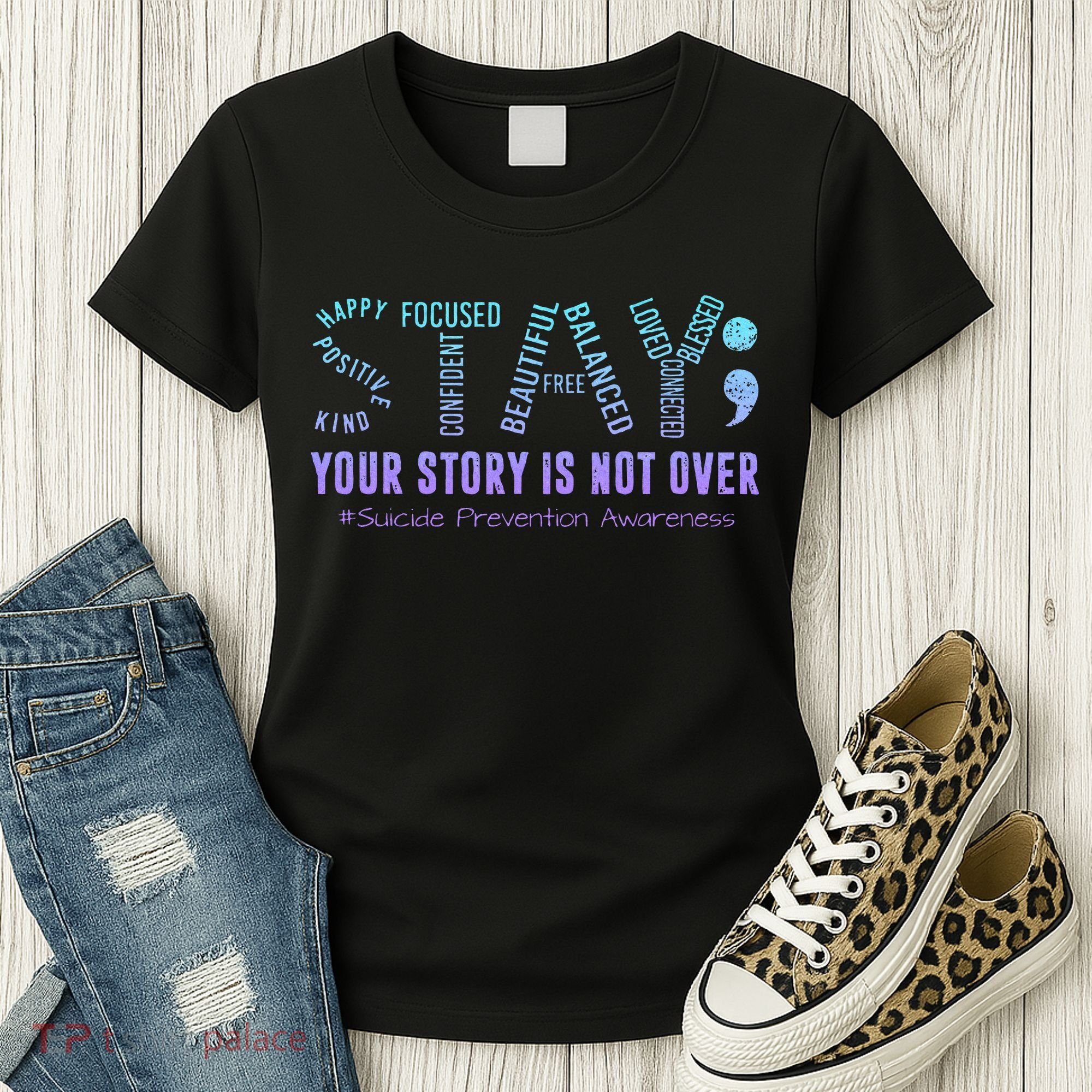 Stay Tomorrow Needs You Suicide Prevention Awareness Support Women's T-Shirt