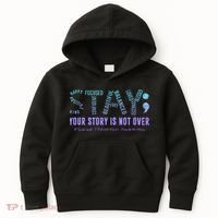 Stay Tomorrow Needs You Suicide Prevention Awareness Support Kids Hoodie thumb 0