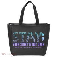 Stay Tomorrow Needs You Suicide Prevention Awareness Support Tote Bag thumb 0