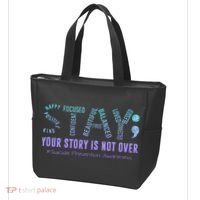 Stay Tomorrow Needs You Suicide Prevention Awareness Support Tote Bag thumb 3