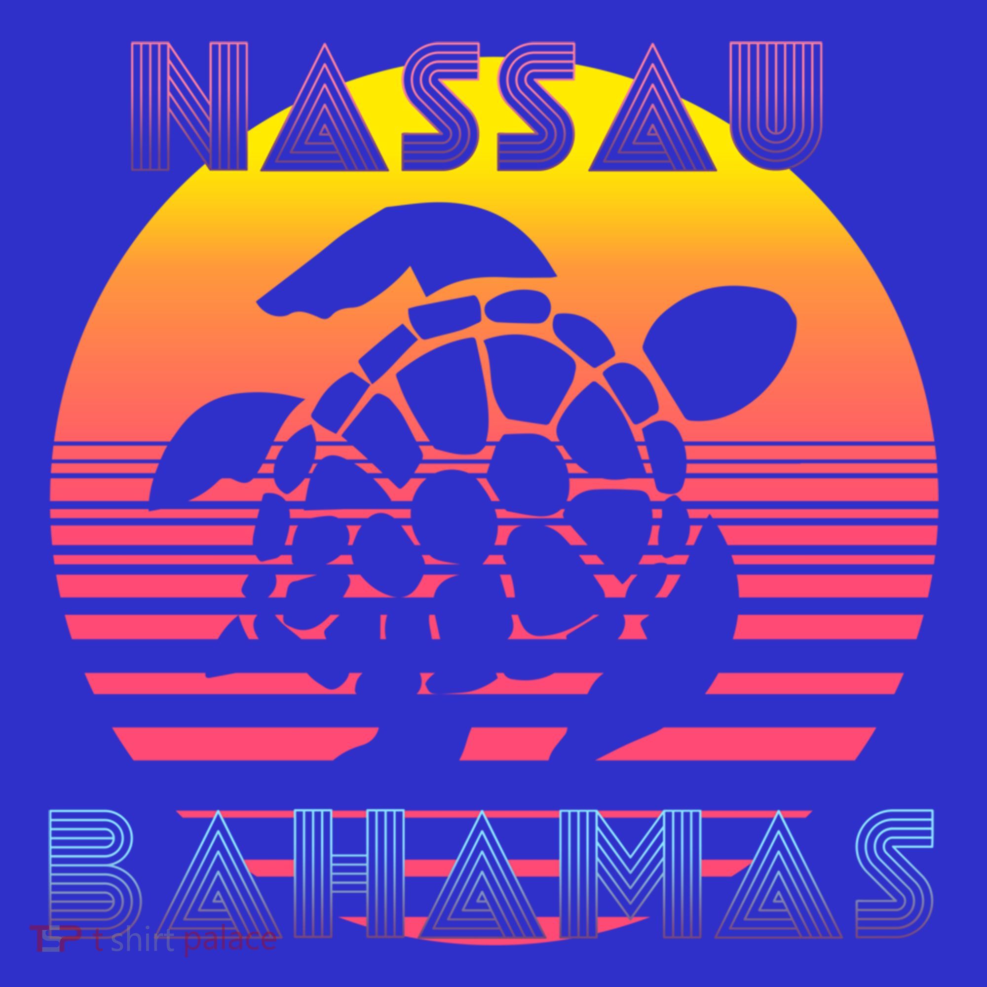 Sea Turtle Nassau Bahamas Beach Travel Souvenir Vacation Gift Women's Tank Top