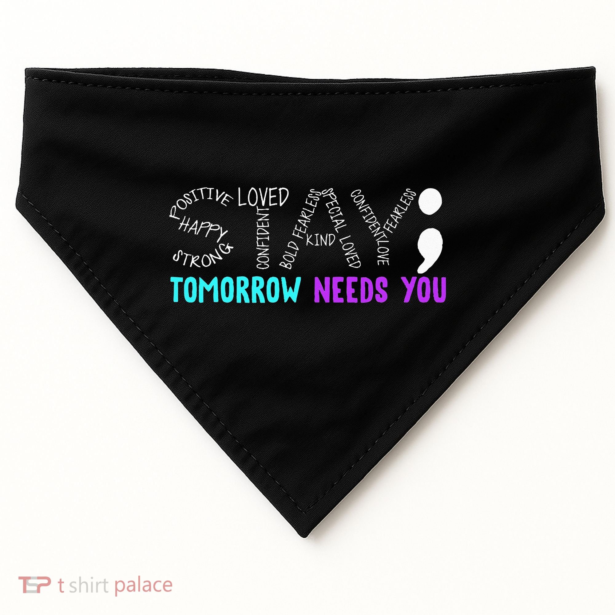 Stay Tomorrow Needs You USA-Made Doggie Bandana