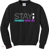 Stay Tomorrow Needs You Kids Sweatshirt thumb 0