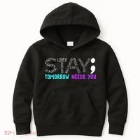 Stay Tomorrow Needs You Kids Hoodie thumb 0