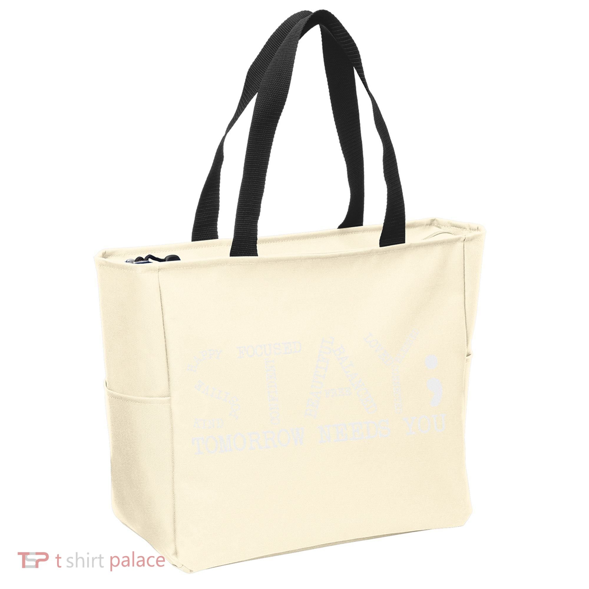 Stay Tomorrow Needs You Mental Health Awareness Anxiety Gift Tote Bag