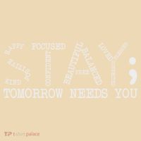 Stay Tomorrow Needs You Mental Health Awareness Anxiety Gift Tote Bag thumb 4