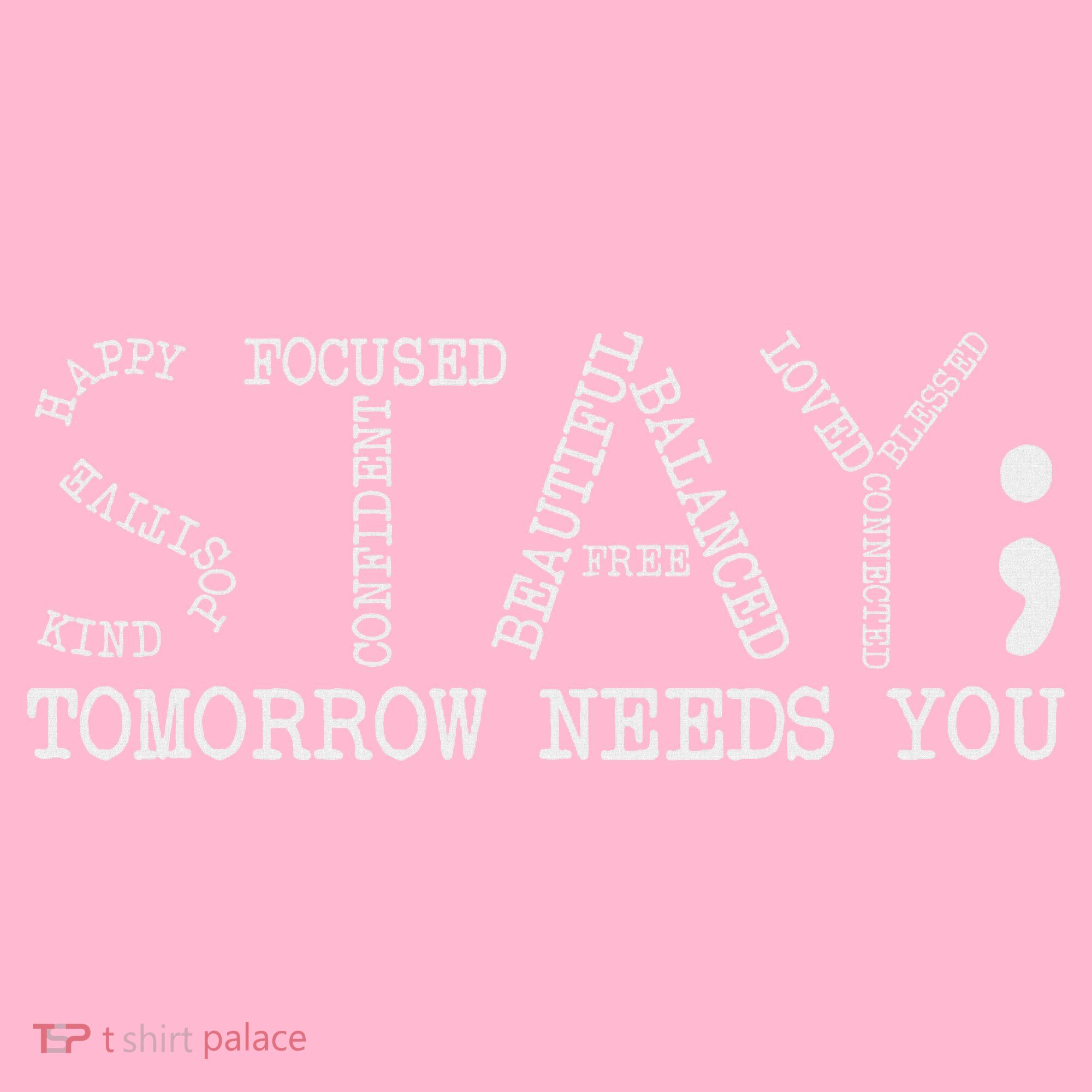 Stay Tomorrow Needs You Mental Health Awareness Anxiety Gift Coaster