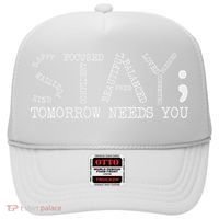 Stay Tomorrow Needs You Mental Health Awareness Anxiety Gift Hat thumb 0