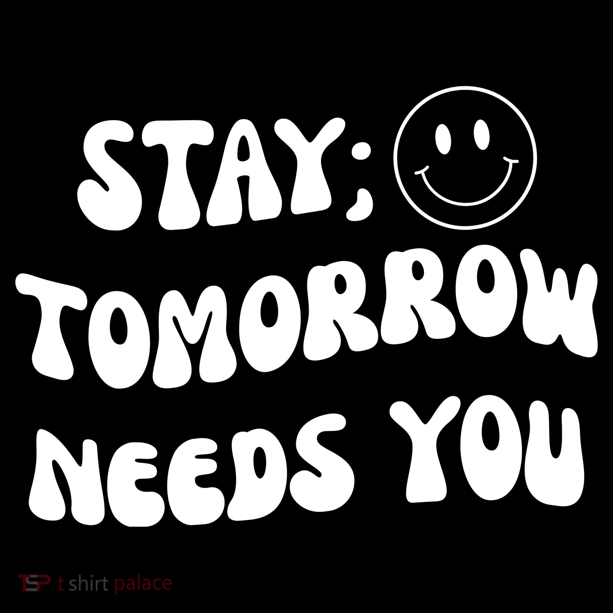Stay Tomorrow Needs You Retro Mental Health Women's Hoodie
