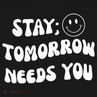 Stay Tomorrow Needs You Retro Mental Health Mousepad thumb 1
