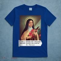 St Therese Of Lisieux Saint Therese Of Jesus Catholic Cute Gift T-Shirt thumb 5
