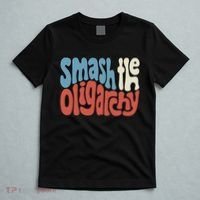 Smash The Oligarchy Word Art T-Shirt thumb 5