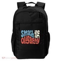 Smash The Oligarchy Word Art Backpack thumb 0