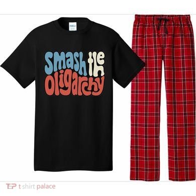 Smash The Oligarchy Word Art Pajama Set
