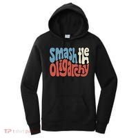 Smash The Oligarchy Word Art Women's Hoodie thumb 0