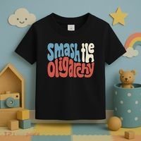 Smash The Oligarchy Word Art Toddler T-Shirt thumb 3