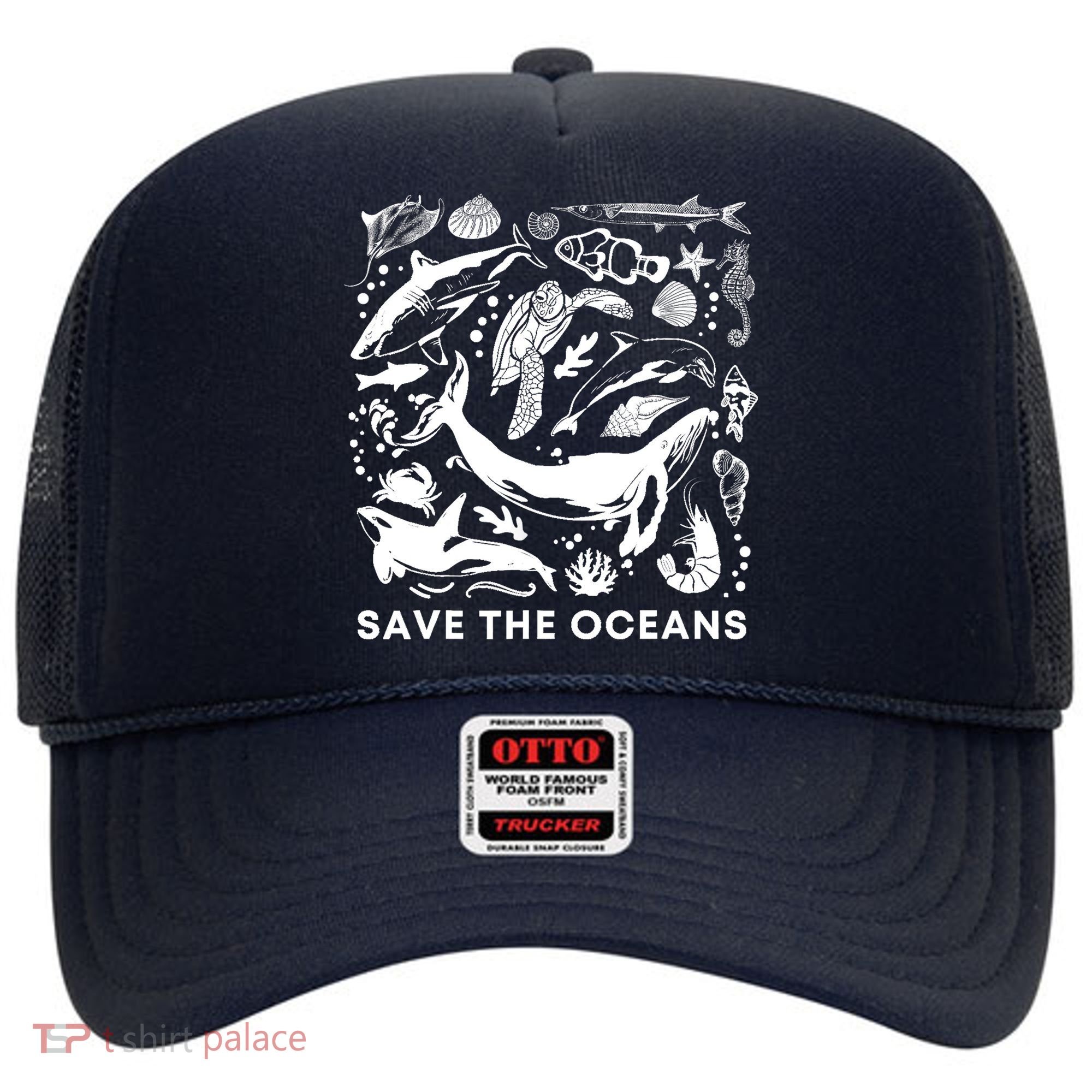 Save the Oceans-Whale Turtle Orca, Climate change-sea lover Hat
