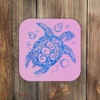 Sea Turtle Ocean Animals Coaster thumb 0