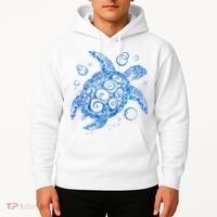 Sea Turtle Ocean Animals Hoodie thumb 2