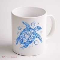Sea Turtle Ocean Animals Coffee Mug thumb 1