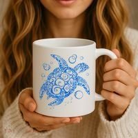 Sea Turtle Ocean Animals Coffee Mug thumb 3