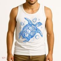 Sea Turtle Ocean Animals Tank Top thumb 3