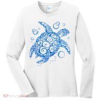 Sea Turtle Ocean Animals Women's Long Sleeve Shirt thumb 0