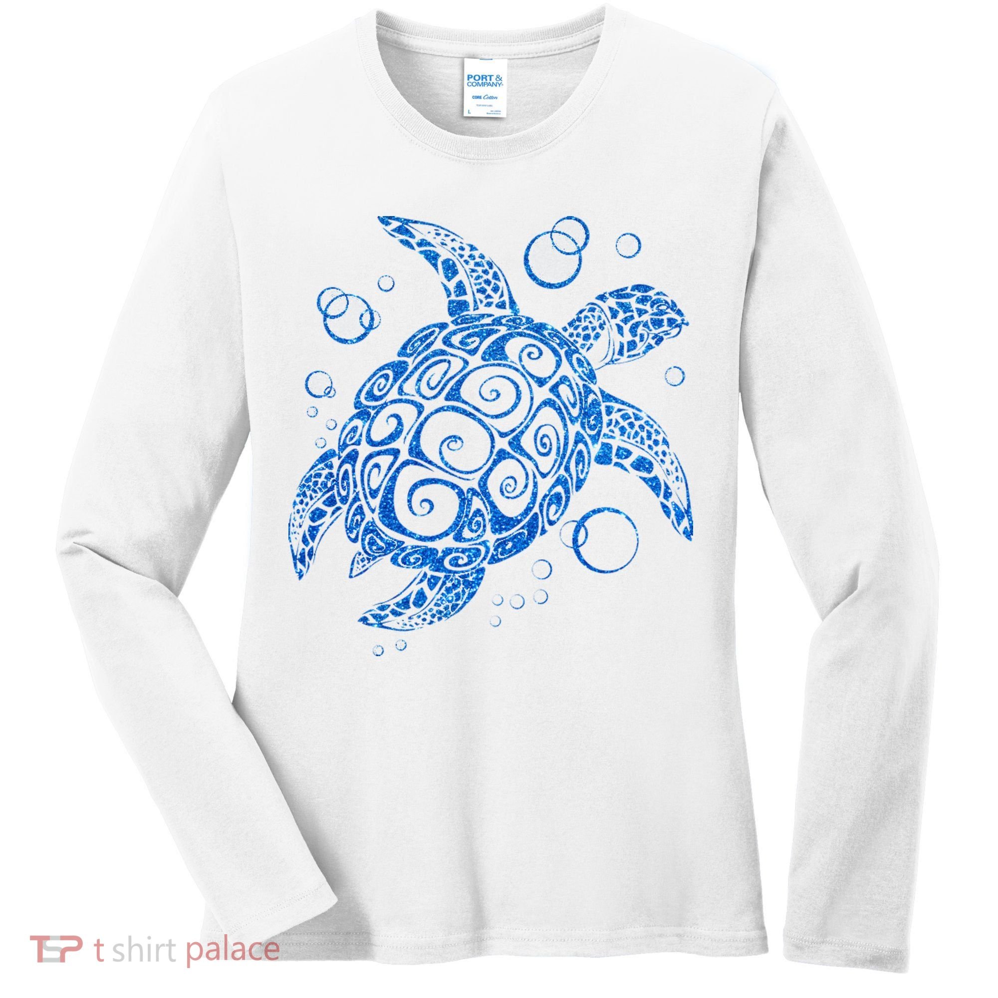Sea Turtle Ocean Animals Women's Long Sleeve Shirt