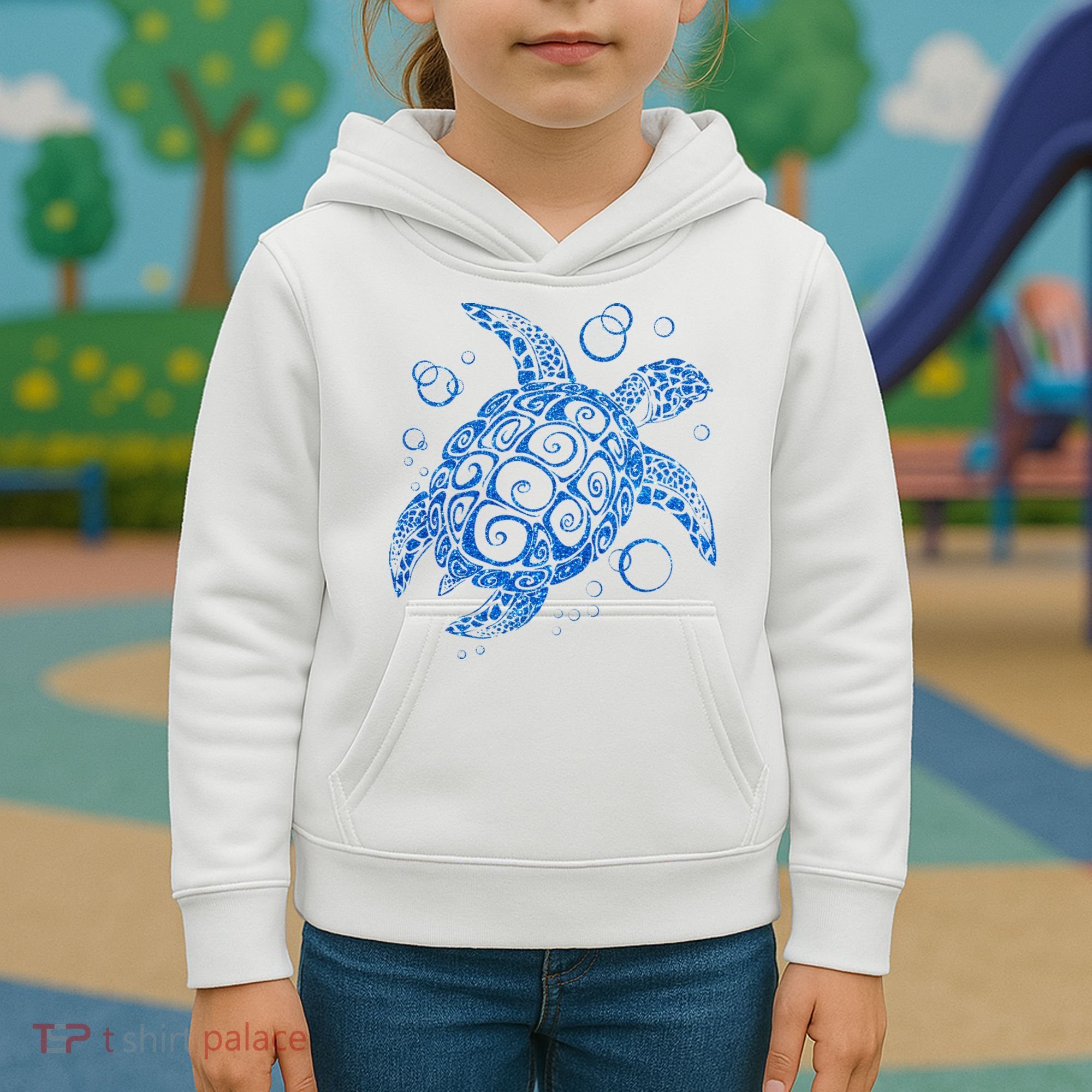 Sea Turtle Ocean Animals Kids Hoodie