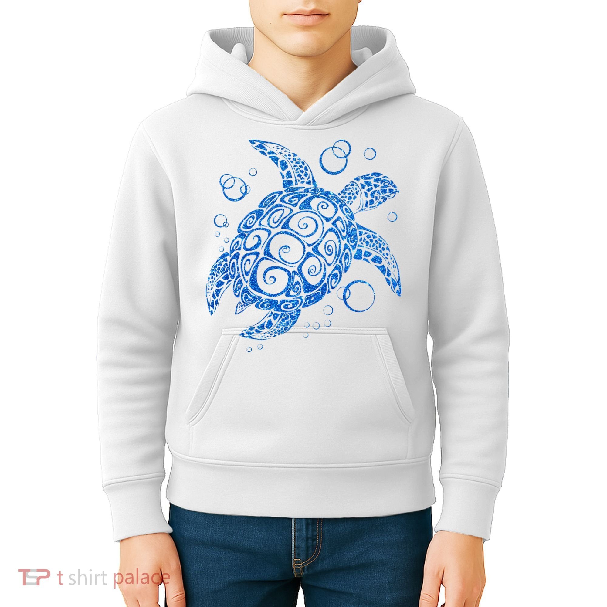 Sea Turtle Ocean Animals Kids Hoodie
