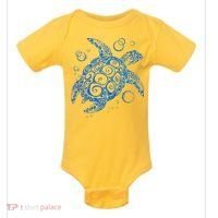 Sea Turtle Ocean Animals Baby Bodysuit thumb 0