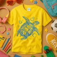 Sea Turtle Ocean Animals Kids T-Shirt thumb 3