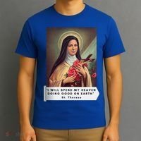 St Therese Of Lisieux Saint Therese Of Jesus Catholic Gift T-Shirt thumb 3