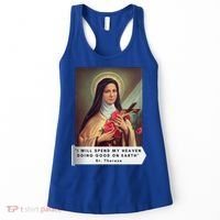 St Therese Of Lisieux Saint Therese Of Jesus Catholic Gift Women's Tank Top thumb 0