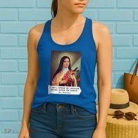 St Therese Of Lisieux Saint Therese Of Jesus Catholic Gift Women's Tank Top thumb 2