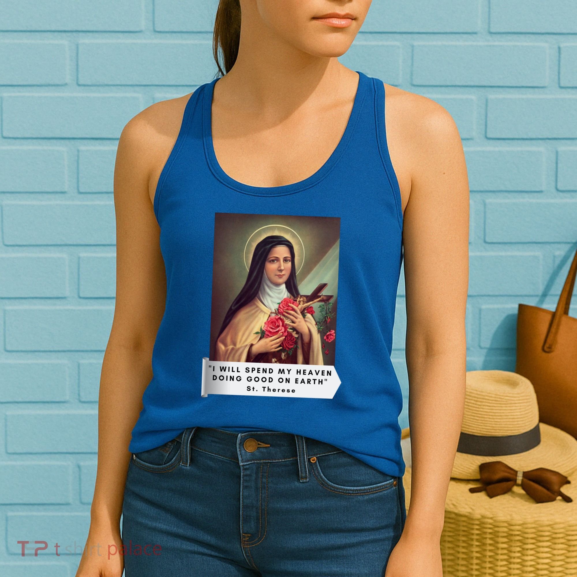 St Therese Of Lisieux Saint Therese Of Jesus Catholic Gift Women's Tank Top