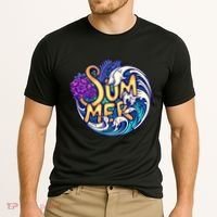 Summer Tropical Ocean Wave Cooling Performance Crew T-Shirt thumb 2