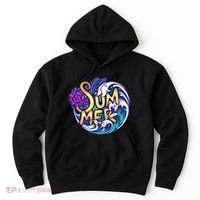 Summer Tropical Ocean Wave Hoodie thumb 0