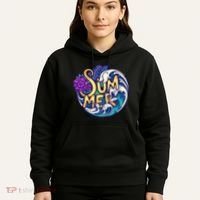 Summer Tropical Ocean Wave Hoodie thumb 5