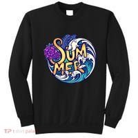 Summer Tropical Ocean Wave Sweatshirt thumb 0