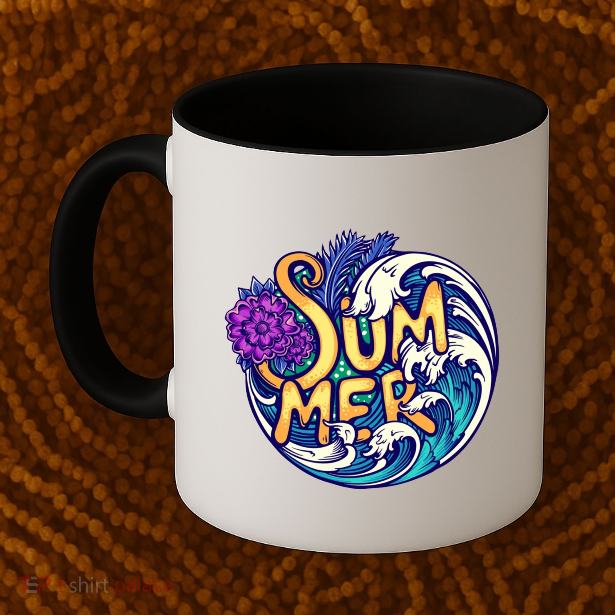 Summer Tropical Ocean Wave Coffee Mug