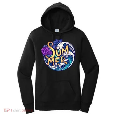 Summer Tropical Ocean Wave Women's Hoodie