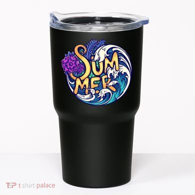 Summer Tropical Ocean Wave Tumbler