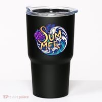 Summer Tropical Ocean Wave Tumbler thumb 0