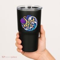 Summer Tropical Ocean Wave Tumbler thumb 2