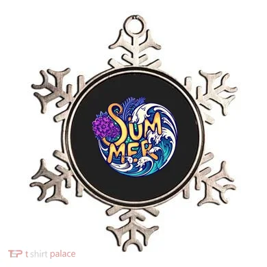 Summer Tropical Ocean Wave Ornament